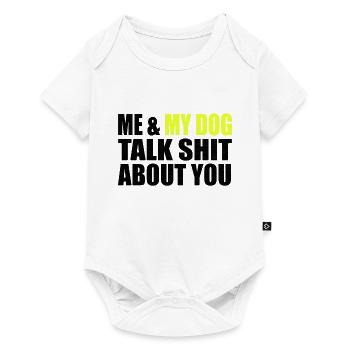 Dog dogs - Baby Premium short-sleeve bodysuit - white - Front