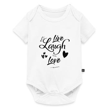 Sprüche - Baby Premium Kurzarmbody - Weiß - Vorne