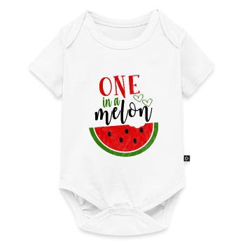 Paroles de pastèque - Body à manches courtes Premium Bébé - blanc - Devant