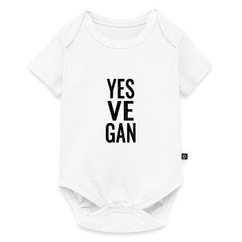 Vegan vegan vegan - Baby Premium short-sleeve bodysuit - white - Front