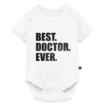 Docteur meilleur docteur Docteur Medic cadeau - Body à manches courtes Premium Bébé - blanc - Devant