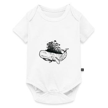 Rettet die Wale Wal Tiere Naturschutz Tierschutz - Baby Premium Kurzarmbody - Weiß - Vorne