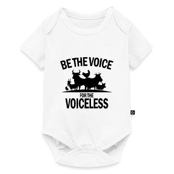 Animal Welfare Animal rights Slogan Gift - Baby Premium short-sleeve bodysuit - white - Front