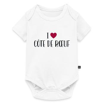 Butcher I Love Prime Rib - Baby Premium short-sleeve bodysuit - white - Front