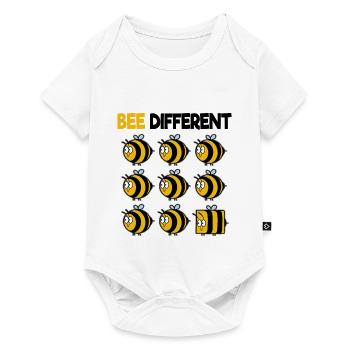 Bee Different abeille miel individuel - Body à manches courtes Premium Bébé - blanc - Devant