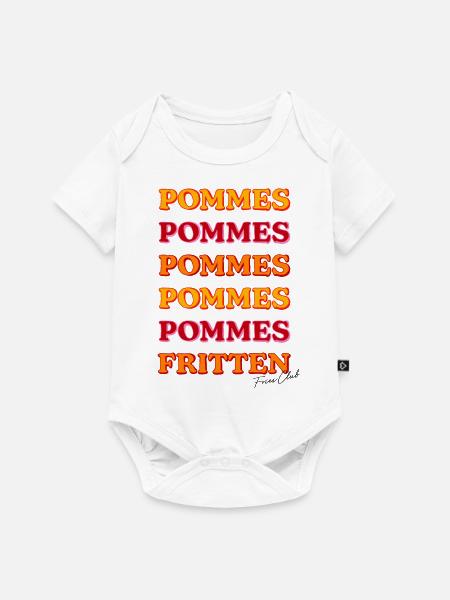 Pommes & Fritten - Baby Premium Kurzarmbody - Weiß