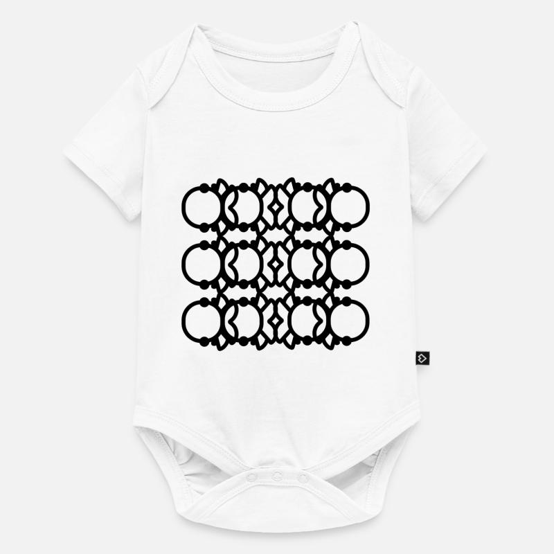Anneau circulaire - Body à manches courtes Premium Bébé - blanc