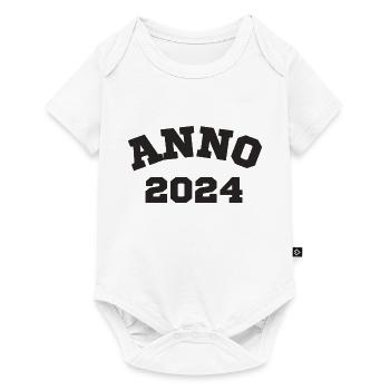 Anno 2024 Birthday Year of birth - Baby Premium short-sleeve bodysuit - white - Front
