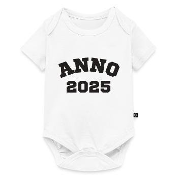 Anno 2025 Anniversaire Année de naissance - Body à manches courtes Premium Bébé - blanc - Devant