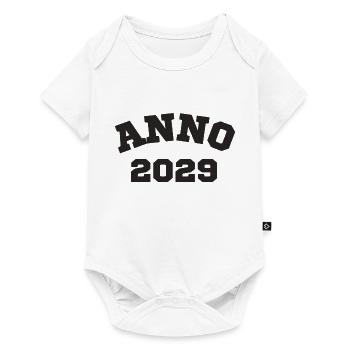 Anno 2029 Birthday Year of birth - Baby Premium short-sleeve bodysuit - white - Front