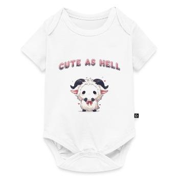 Mignon comme l’enfer - Body à manches courtes Premium Bébé - blanc - Devant
