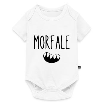 morfale - Body à manches courtes Premium Bébé - blanc - Devant