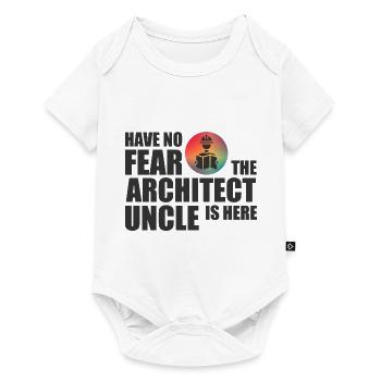 Der Architekt Onkel - Baby Premium Kurzarmbody - Weiß - Vorne