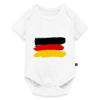 German Flag Jersey Merchandise Germany - Baby Premium short-sleeve bodysuit - white - Front