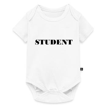 STUDENT Logo - Baby Premium Kurzarmbody - Weiß - Vorne