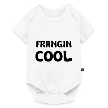 frangin cool - Body à manches courtes Premium Bébé - blanc - Devant