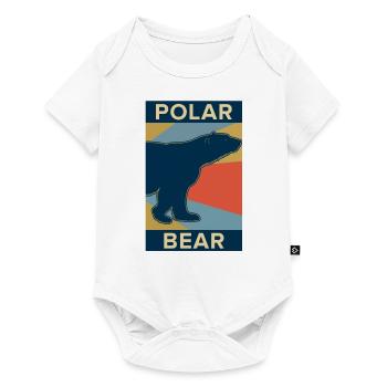 Ours polaire ours polaire animal cadeau froid nature ours - Body à manches courtes Premium Bébé - blanc - Devant