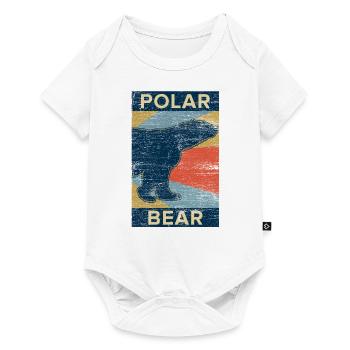 Polar bear bears polar bear gift vintage animal - Baby Premium short-sleeve bodysuit - white - Front