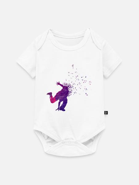 Street Dance - Baby Premium Kurzarmbody - Weiß