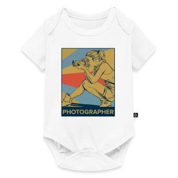 photographe - Body à manches courtes Premium Bébé - blanc - Devant