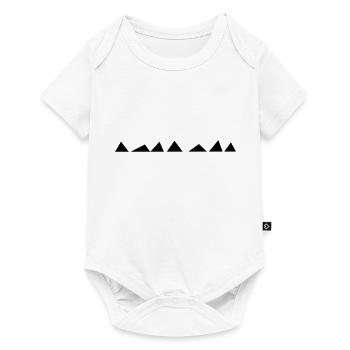 Triangles triangulaires - Body à manches courtes Premium Bébé - blanc - Devant