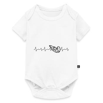 Pizza puls gift pizza lovers pizzeria - Baby Premium short-sleeve bodysuit - white - Front