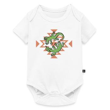 Climbing, Lizard - Baby Premium short-sleeve bodysuit - white - Front