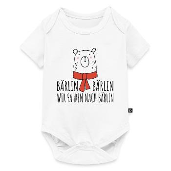 Berlin Capital Bear | Nous conduisons à Bärlin - Body à manches courtes Premium Bébé - blanc - Devant
