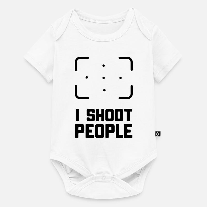 FOTOGRAF - Baby Premium Kurzarmbody - Weiß