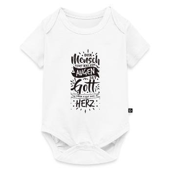 Gott, Jesus, Bibel - Baby Premium Kurzarmbody - Weiß - Vorne