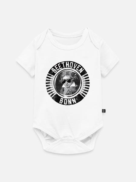 Beethoven Bonn - Baby Premium Kurzarmbody - Weiß