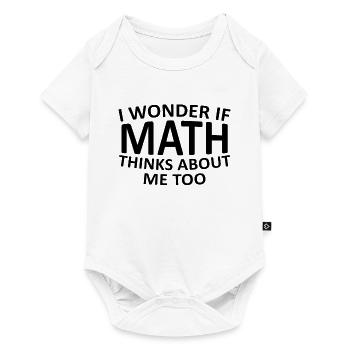 Cadeau de mathématicien de professeur de mathématiques mathématiques - Body à manches courtes Premium Bébé - blanc - Devant