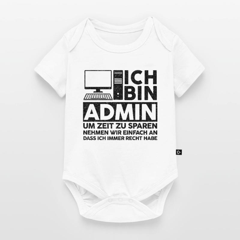 Admin IT Experte Informatik Informatik Lustige Spr Baby Premium Kurzarmbody