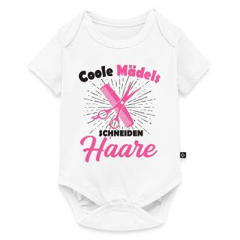Friseurin - Baby Premium Kurzarmbody - Weiß - Vorne