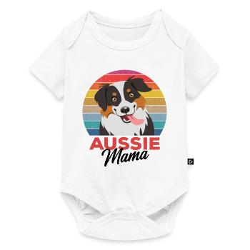 Australian Shepherd - Baby Premium short-sleeve bodysuit - white - Front