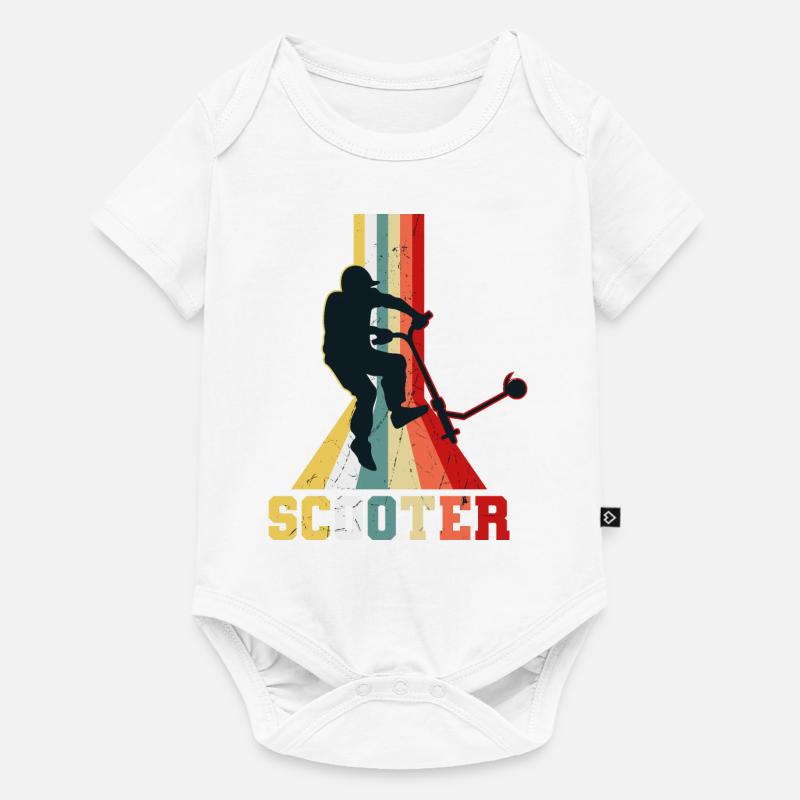 Scooter - Body à manches courtes Premium Bébé - blanc
