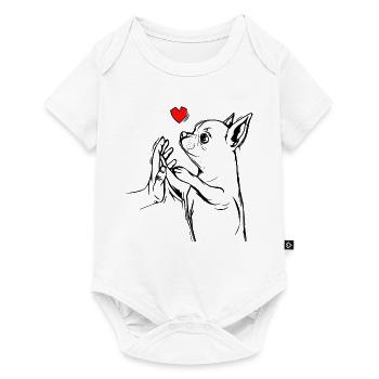 Chihuahua - Baby Premium short-sleeve bodysuit - white - Front