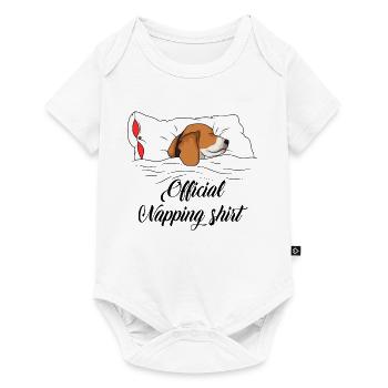 beagle - Baby Premium short-sleeve bodysuit - white - Front