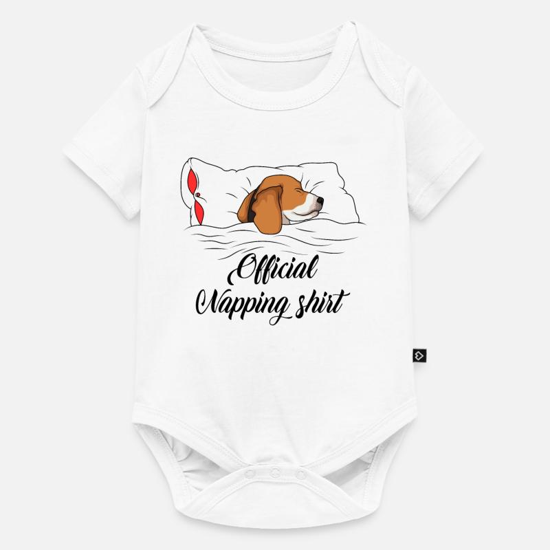 beagle - Baby Premium short-sleeve bodysuit - white