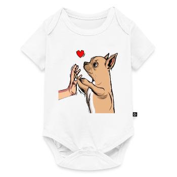 Chihuahua Love Dogs Woman Gift - Baby Premium short-sleeve bodysuit - white - Front