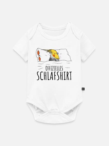Nymphensittich - Baby Premium Kurzarmbody - Weiß