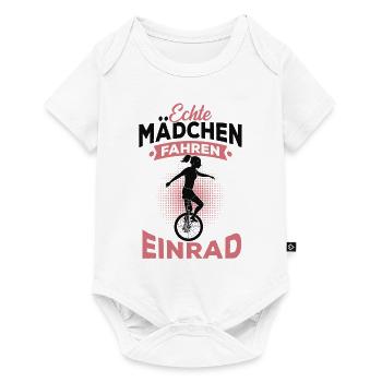 Einrad - Baby Premium Kurzarmbody - Weiß - Vorne