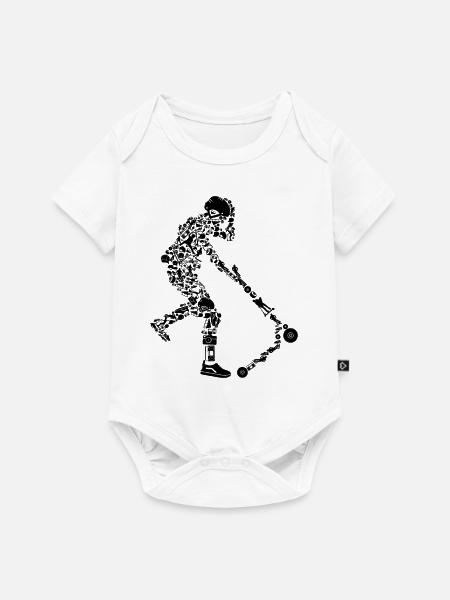 Scooter - Baby Premium Kurzarmbody - Weiß