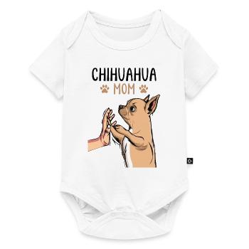 Chihuahua Mom Female Dogs Mom - Baby Premium short-sleeve bodysuit - white - Front