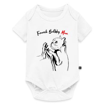 Bulldog français - Body à manches courtes Premium Bébé - blanc - Devant
