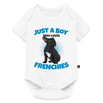 Bulldog français - Body à manches courtes Premium Bébé - blanc - Devant