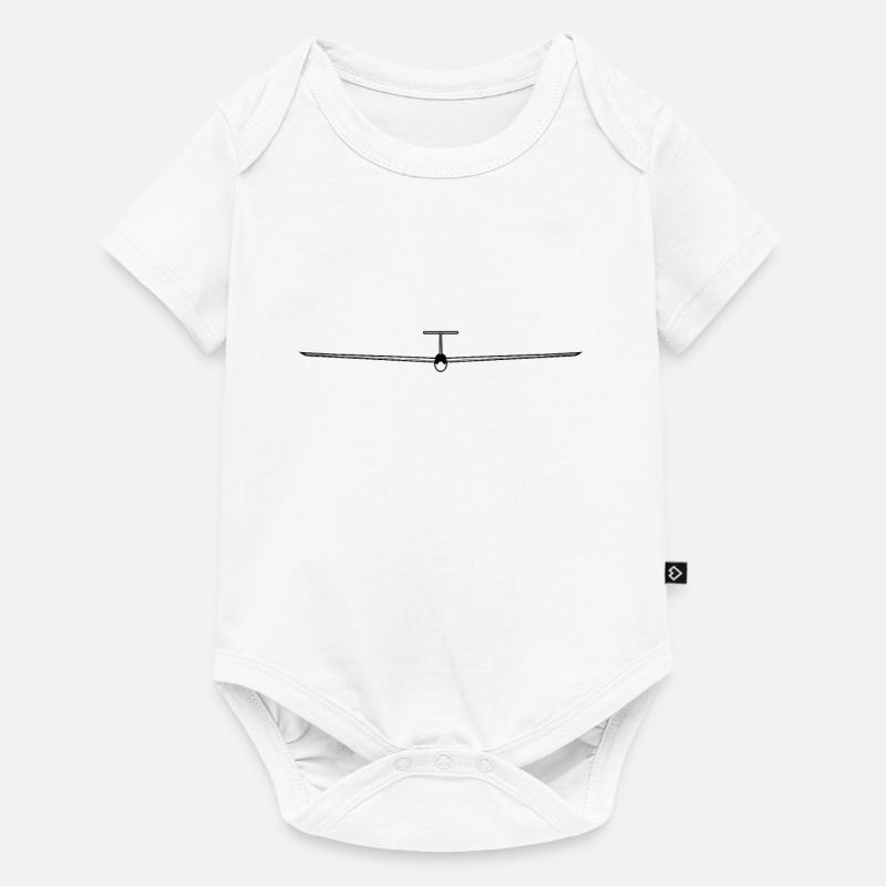 Planeur Planeur - Body à manches courtes Premium Bébé - blanc