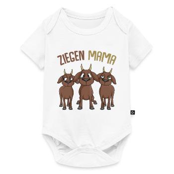Ziege - Baby Premium Kurzarmbody - Weiß - Vorne