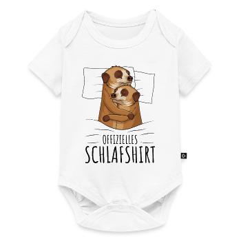 Erdmännchen - Baby Premium Kurzarmbody - Weiß - Vorne