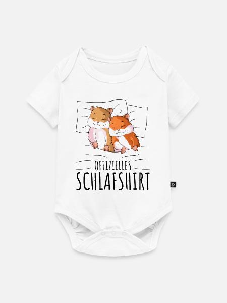 Hamster - Baby Premium Kurzarmbody - Weiß